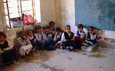 Conditions like this exist in about 80% of schools in Iraq 